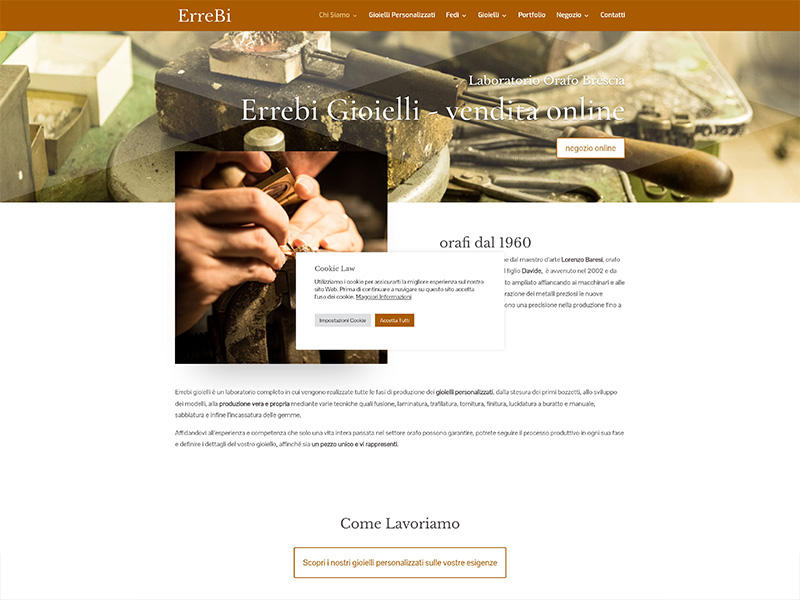 Errebi Gioielli sito ecommerce