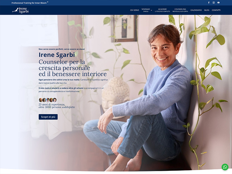 Irene Sgarbi sito web counselor